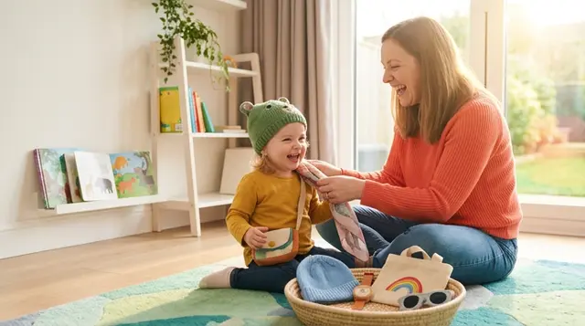Dress-up clothes ready for simple role play at home